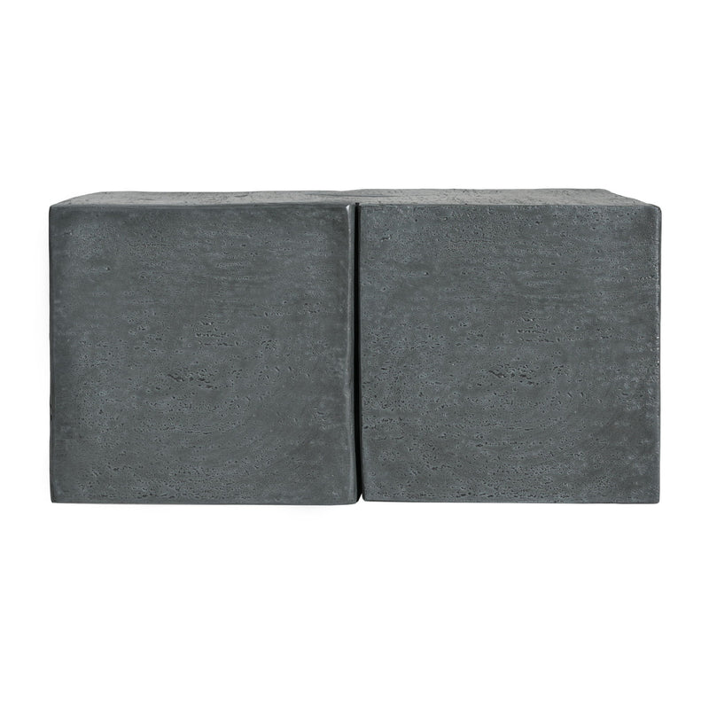 Rectangular Outdoor Indoor Accent Side Table (Set of 2) - R&R Furniture Gallery (Fountain Valley, CA)
