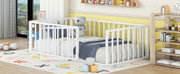 Metal Floor Bed Frame With Fence And Door - R&R Furniture Gallery (Fountain Valley, CA)