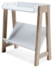 Blariden - Small Bookcase - White / Tan - R&R Furniture Gallery (Fountain Valley, CA)