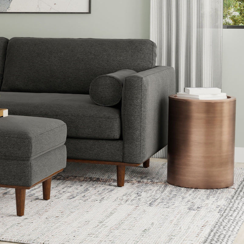 Corbin - Handcrafted Metal Side Table - R&R Furniture Gallery (Fountain Valley, CA)