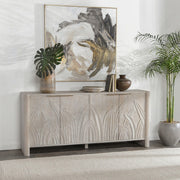 Ledro - Wood 4 Door Buffet - R&R Furniture Gallery (Fountain Valley, CA)