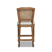 Triomphe - Rattan Wicker High Back Armless Counter Bar Stool - R&R Furniture Gallery (Fountain Valley, CA)