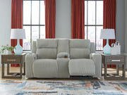 Forest Lake - Power Reclining Loveseat With Console / Adj Headrest - R&R Furniture Gallery (Fountain Valley, CA)