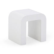 TOV Furniture Hump console table with a sleek black metal frame and wooden top, modern minimal design for entryways or living rooms.