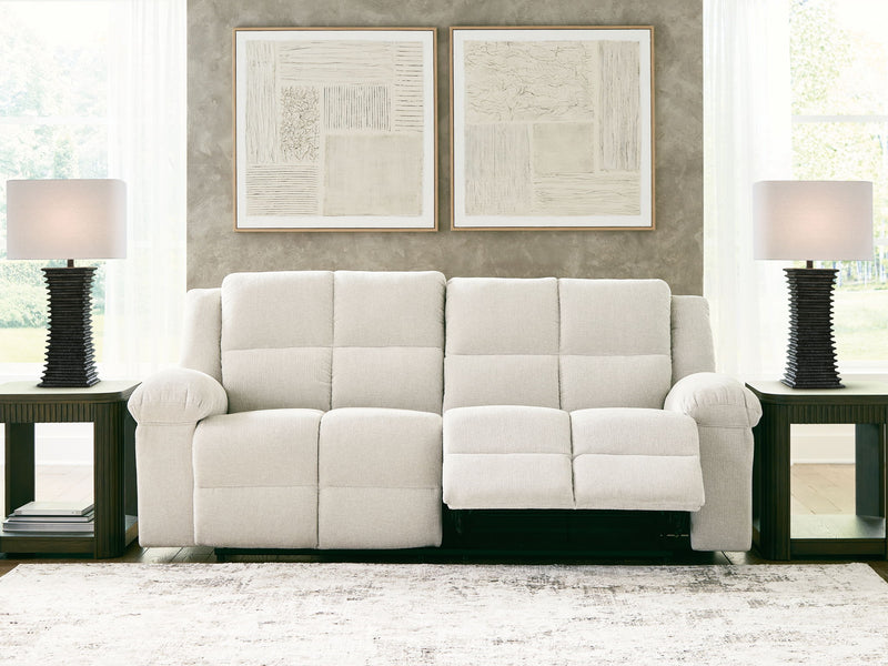 Orlen - 2 Seat Reclining Sofa - Winter - R&R Furniture Gallery (Fountain Valley, CA)