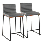Mason Mara - Contemporary Fixed Height Quality Counter Stool (Set of 2) - R&R Furniture Gallery (Fountain Valley, CA)