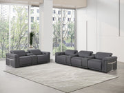 1126 - 8-Piece Modular Power Reclining Sofa & Loveseat Set In With 5 Power Recliners & Power Headrests - R&R Furniture Gallery (Fountain Valley, CA)