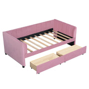 Upholstered Daybed With Ergonomic Design Backrest - R&R Furniture Gallery (Fountain Valley, CA)