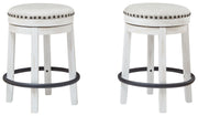 Valebeck - Upholstered Swivel Stool - R&R Furniture Gallery (Fountain Valley, CA)