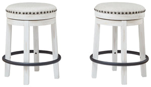 Valebeck - Upholstered Swivel Stool - R&R Furniture Gallery (Fountain Valley, CA)