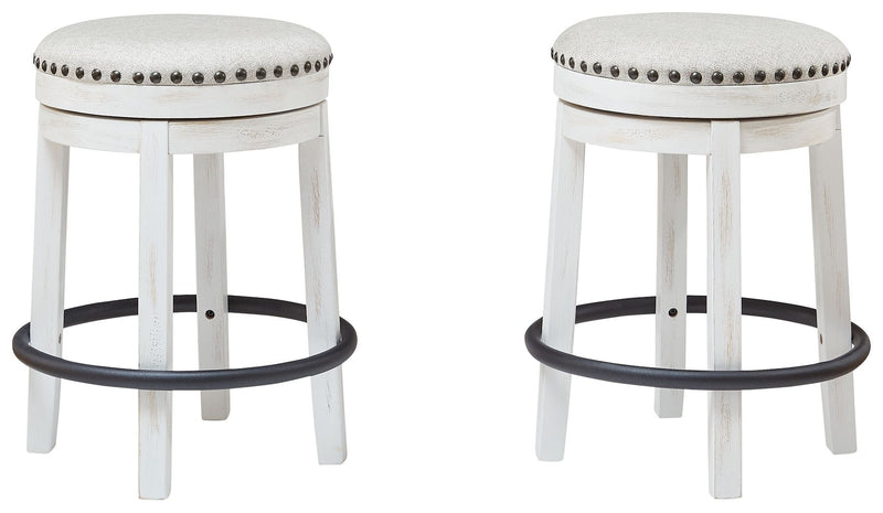 Valebeck - Upholstered Swivel Stool - R&R Furniture Gallery (Fountain Valley, CA)