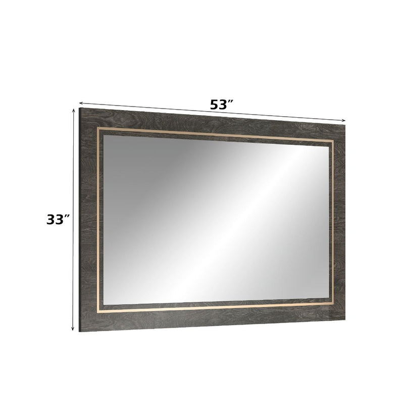 Venezia - Accent Mirror - Gray - R&R Furniture Gallery (Fountain Valley, CA)