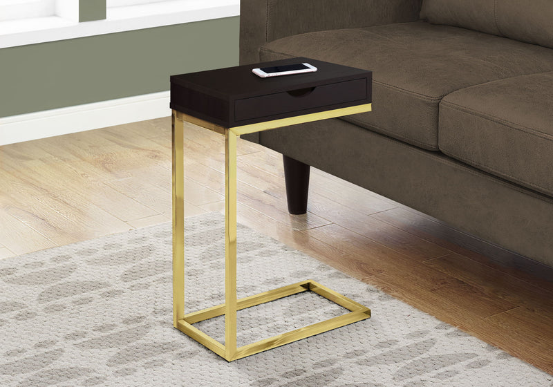 Accent Table, C - Shaped Contemporary & Modern Elegant Design - R&R Furniture Gallery (Fountain Valley, CA)