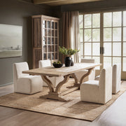 Julia - 86-110" Extension Dining Table - Soft Earth - R&R Furniture Gallery (Fountain Valley, CA)