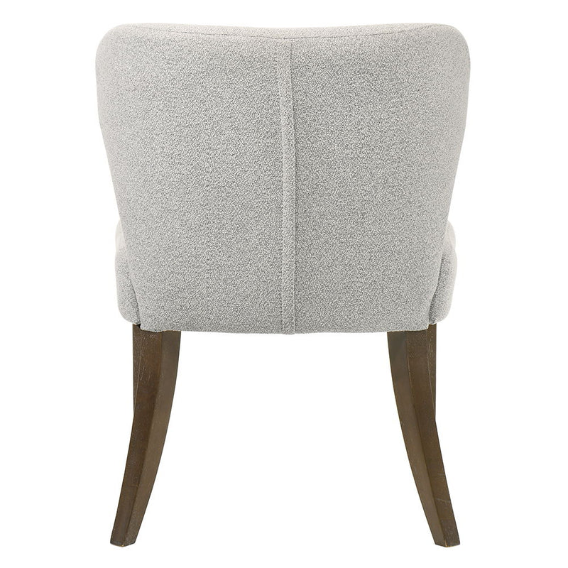 Dillon - Side Chair (Set of 2) - Gray / Walnut - R&R Furniture Gallery (Fountain Valley, CA)