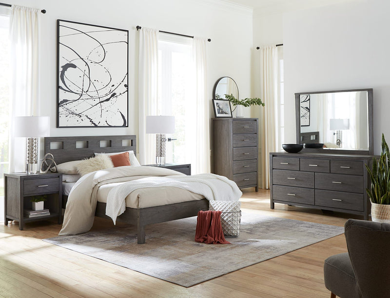 Nevis Five Drawer Chest in Sharkskin (2024)