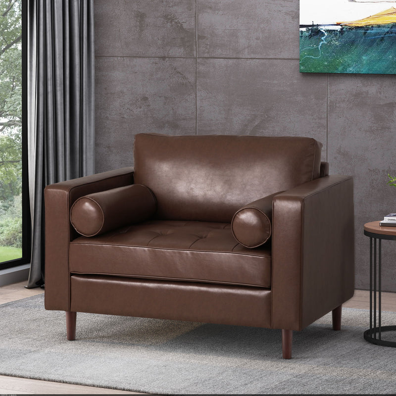 Sophisticated Club Chair With Relaxing Comfor - R&R Furniture Gallery (Fountain Valley, CA)