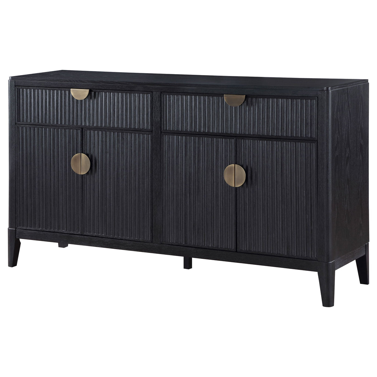Mason - 2 Drawer Sideboard Storage Furniture - Black