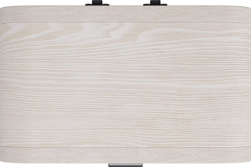 Drake Two Drawer USB-Charging Nightstand in Sugar
