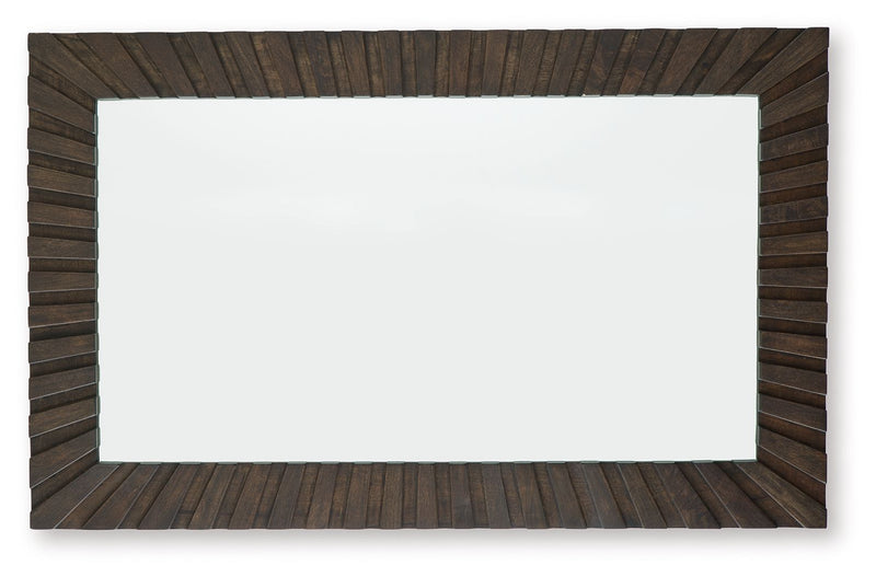 Advin - Accent Mirror - Dark Brown - R&R Furniture Gallery (Fountain Valley, CA)
