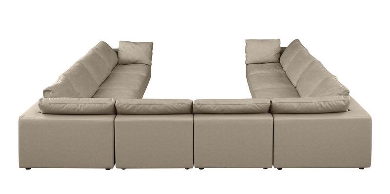 1100 - 10-Piece U-Shaped Sectional In Top-Grain Italian Leather