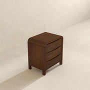 Lionel - Nightstand 3 Drawer Bed Side Table - Brown - R&R Furniture Gallery (Fountain Valley, CA)