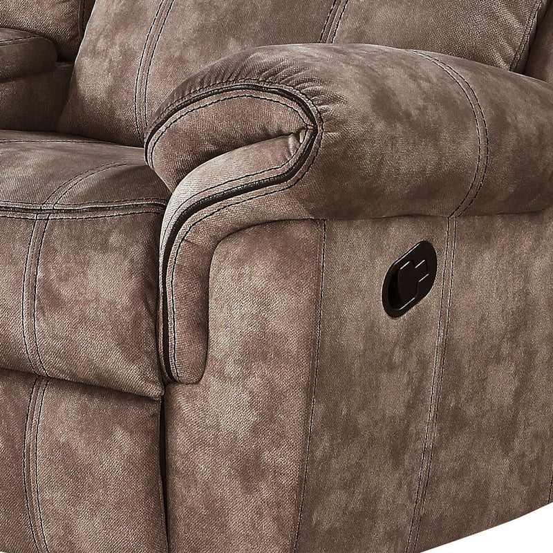 Zubaida - Loveseat w/USB Dock & Console (Glider & Motion) - R&R Furniture Gallery (Fountain Valley, CA)