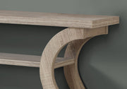 Accent Console Table For Entryway, Unique Curved Design - R&R Furniture Gallery (Fountain Valley, CA)