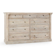 Adelaide - 9 Drawer Dresser - Natural Cream Wash - R&R Furniture Gallery (Fountain Valley, CA)