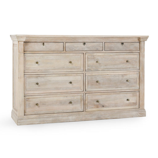 Adelaide - 9 Drawer Dresser - Natural Cream Wash - R&R Furniture Gallery (Fountain Valley, CA)