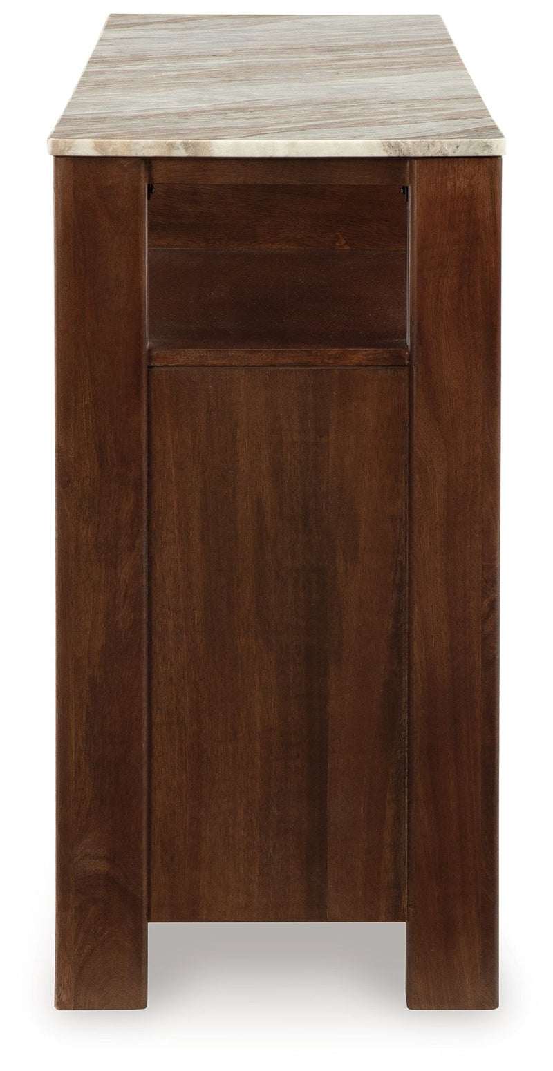 Tobinville - Accent Cabinet - Dark Brown - R&R Furniture Gallery (Fountain Valley, CA)