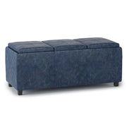 Avalon - Upholstered Storage Ottoman - R&R Furniture Gallery (Fountain Valley, CA)