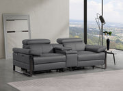 1246 - Console Loveseat With Power Headrest - R&R Furniture Gallery (Fountain Valley, CA)