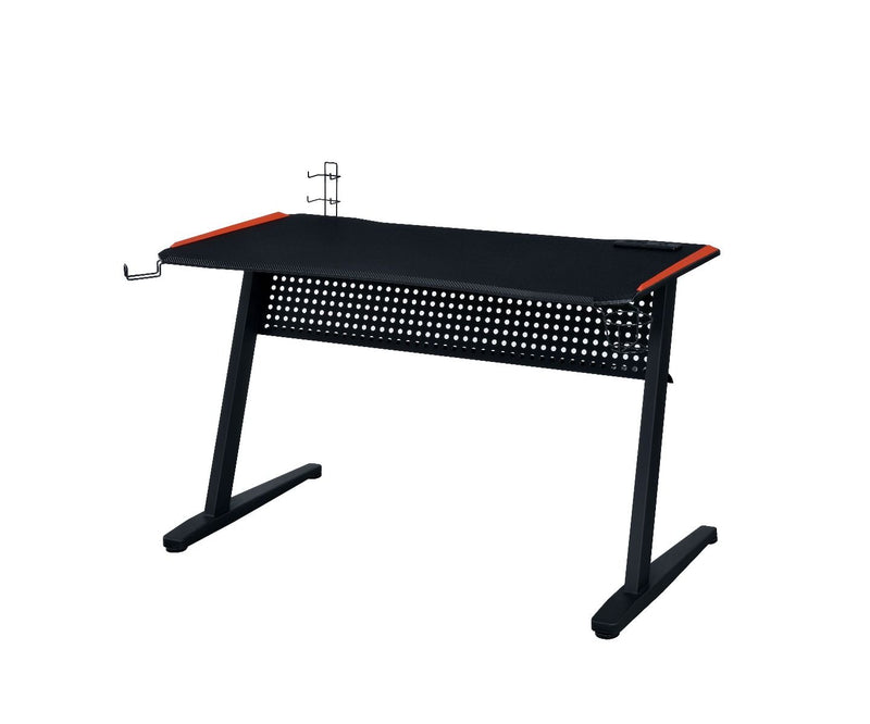 Dragi - Gaming Desk With USB - Black & Red - R&R Furniture Gallery (Fountain Valley, CA)