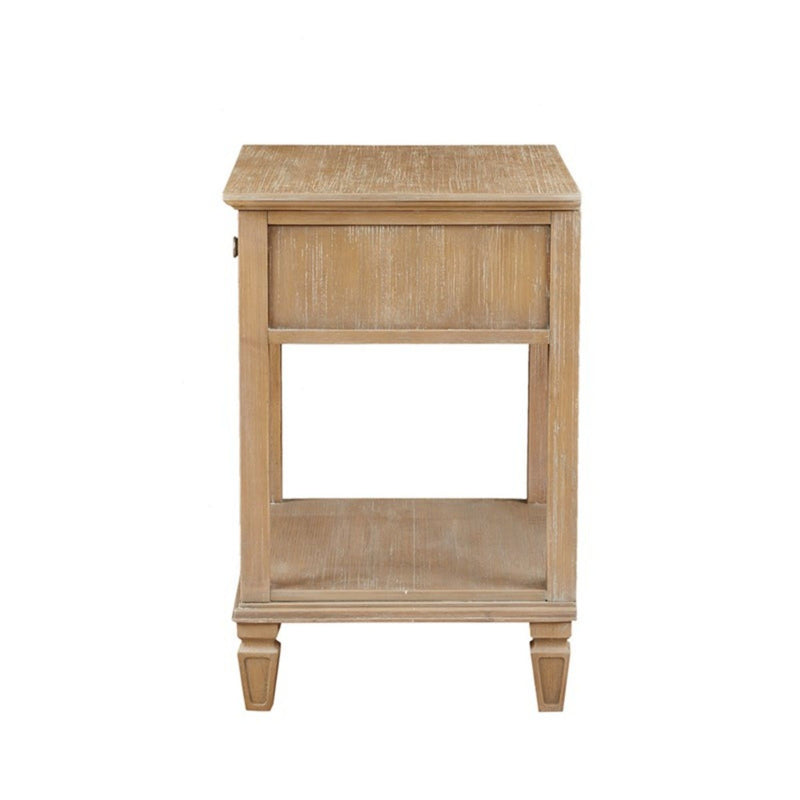 Victoria - Bedside Table With Drawer And Shelf - R&R Furniture Gallery (Fountain Valley, CA)