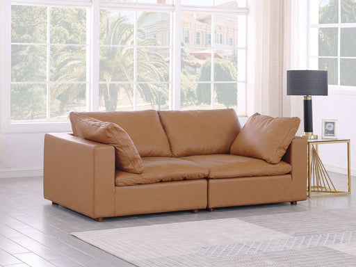 1100 - Modular Loveseat (Top-Grain Italian Leather) - R&R Furniture Gallery (Fountain Valley, CA)