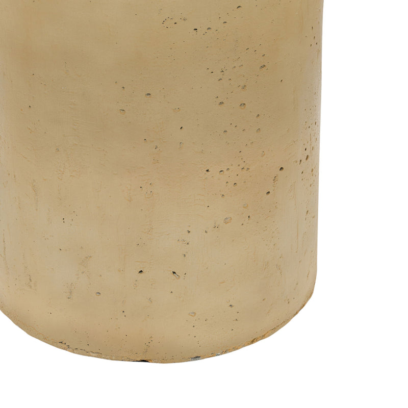 TOV Furniture Mondada concrete floor lamp with a sleek, modern design and cylindrical shape standing on a flat base.