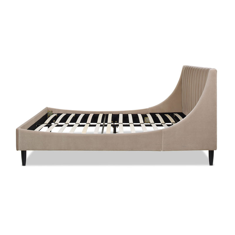 Aspen - Vertical Tufted Modern Headboard Platform Bed Set - R&R Furniture Gallery (Fountain Valley, CA)
