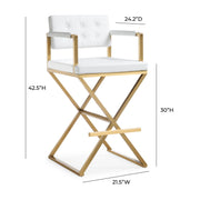 Director - Steel Barstool - R&R Furniture Gallery (Fountain Valley, CA)