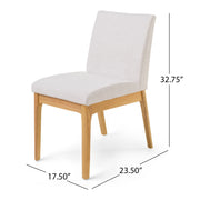 Contemporary Dining Chair SetWith Upholstered Fabric - R&R Furniture Gallery (Fountain Valley, CA)