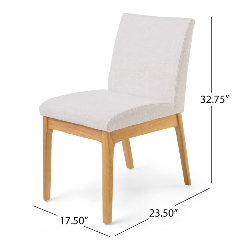 Contemporary Dining Chair SetWith Upholstered Fabric - R&R Furniture Gallery (Fountain Valley, CA)
