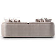 Carmela - Mansion Sofa - Almond / Gold - R&R Furniture Gallery (Fountain Valley, CA)