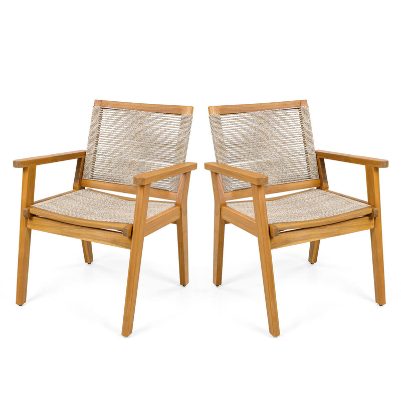 Outdoor Rope Dining Chair (Set of 2) - R&R Furniture Gallery (Fountain Valley, CA)