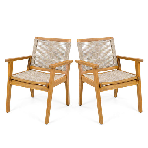 Outdoor Rope Dining Chair (Set of 2) - R&R Furniture Gallery (Fountain Valley, CA)