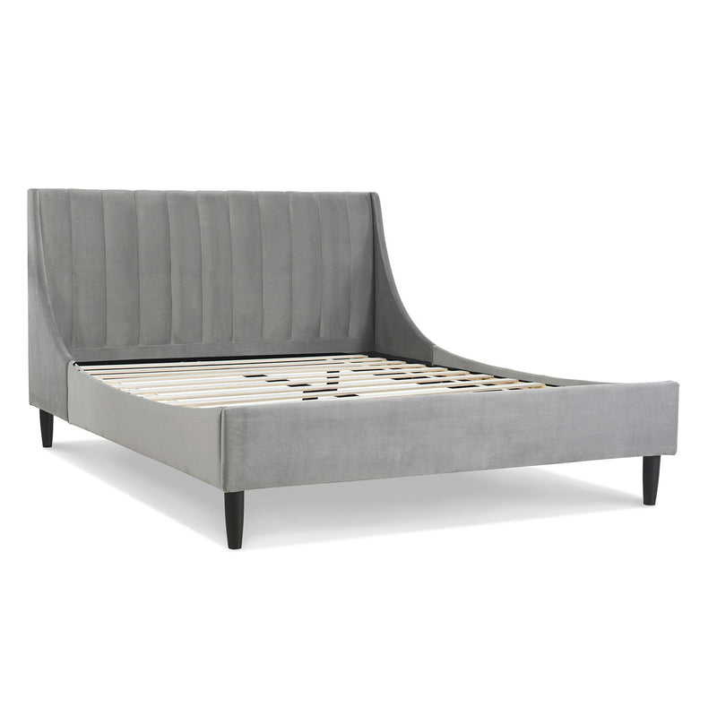 Aspen - Vertical Tufted Modern Headboard Platform Bed Set - R&R Furniture Gallery (Fountain Valley, CA)