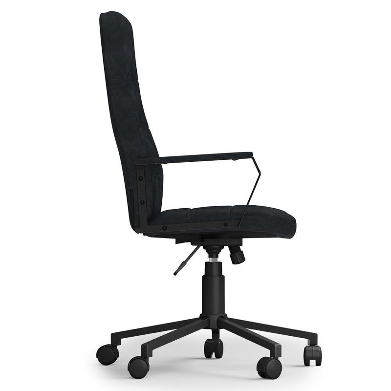 Foley - Swivel Office Chair - Distressed Blue - R&R Furniture Gallery (Fountain Valley, CA)