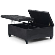 Harrison - Upholstered Coffee Table Storage Ottoman - R&R Furniture Gallery (Fountain Valley, CA)
