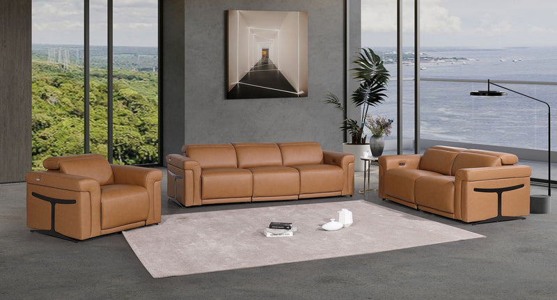 1126 - 6-Piece Modular Power Reclining Sofa, Loveseat & Chair Set In With 6 Power Recliners & Power Headrests - R&R Furniture Gallery (Fountain Valley, CA)