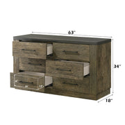 Lance - Dresser - Tree Bark - R&R Furniture Gallery (Fountain Valley, CA)
