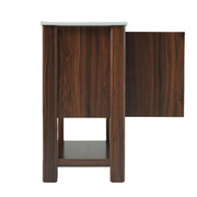 Modern Bathroom Vanity With Rectangle Ceramic Sink, Soft Closing Doors - R&R Furniture Gallery (Fountain Valley, CA)